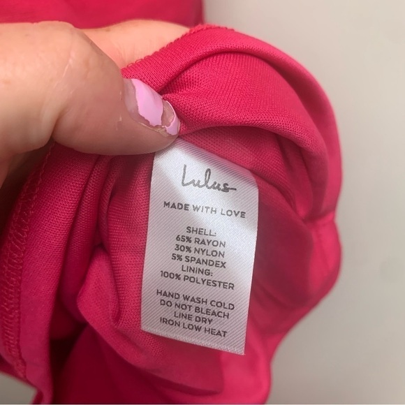 NWT Lulu’s Flaunt It Magneta BodyCon Dress - Picture 9 of 14